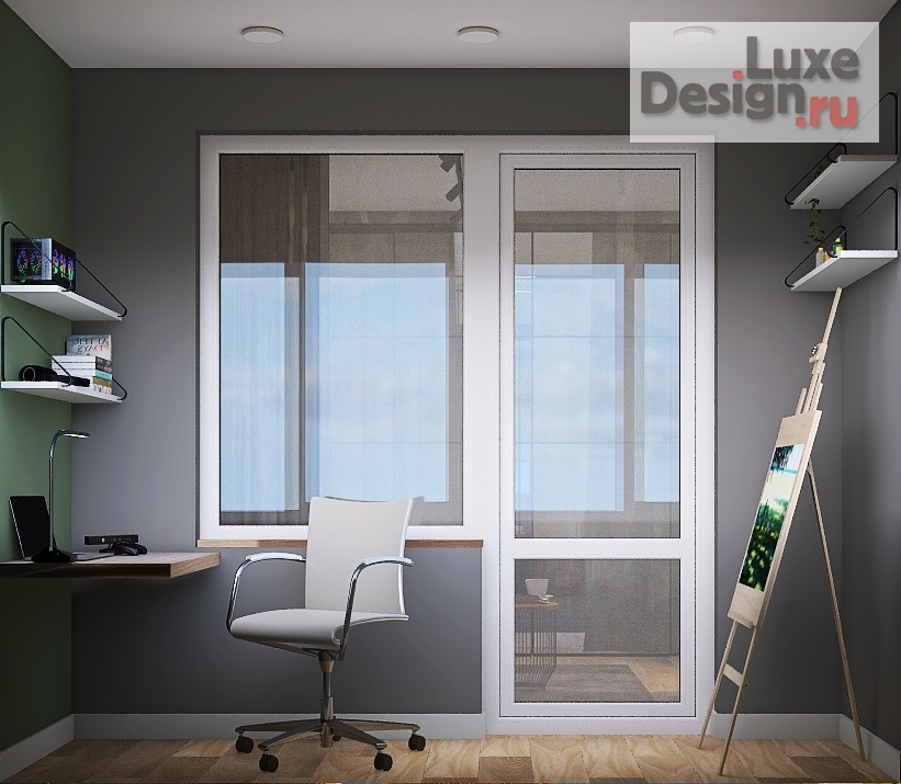 Дизайн интерьера однокомнатной квартиры " Успокоение" (фото 8)