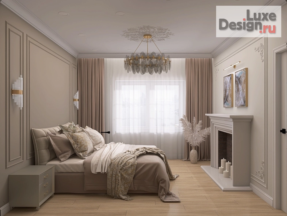 Дизайн интерьера трехкомнатной квартиры "Квартира в  г. Москва " (фото 3)