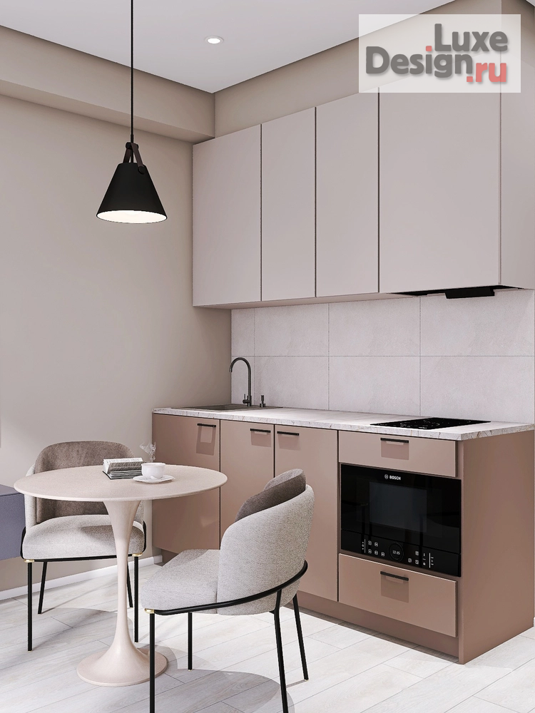 Дизайн интерьера апартаментов "Апартаменты 20 кв.м. в АК Моравия г. Сочи" (фото 6)