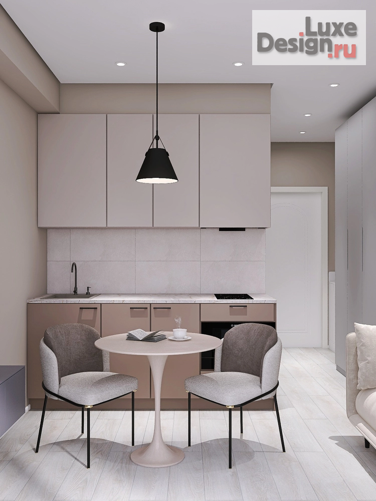 Дизайн интерьера апартаментов "Апартаменты 20 кв.м. в АК Моравия г. Сочи" (фото 3)