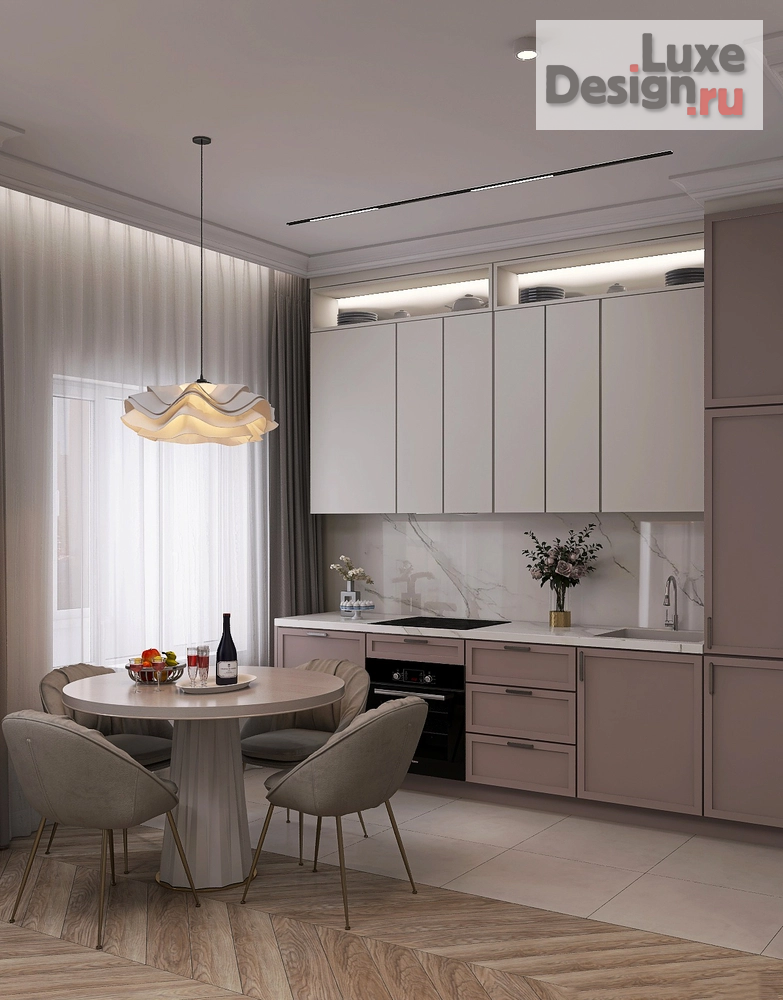 Дизайн интерьера двухкомнатной квартиры "Квартира для семьи 77 кв.м. в Санкт-Петербурге" (фото 4)