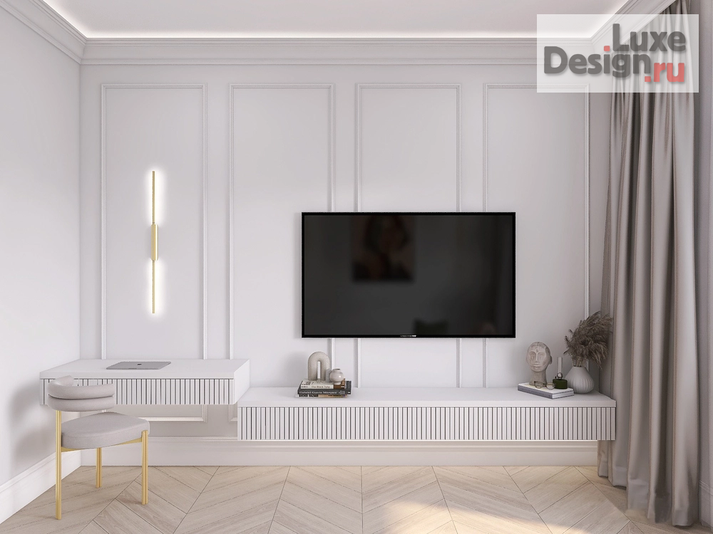 Дизайн интерьера трехкомнатной квартиры "Неоклассика" (фото 7)