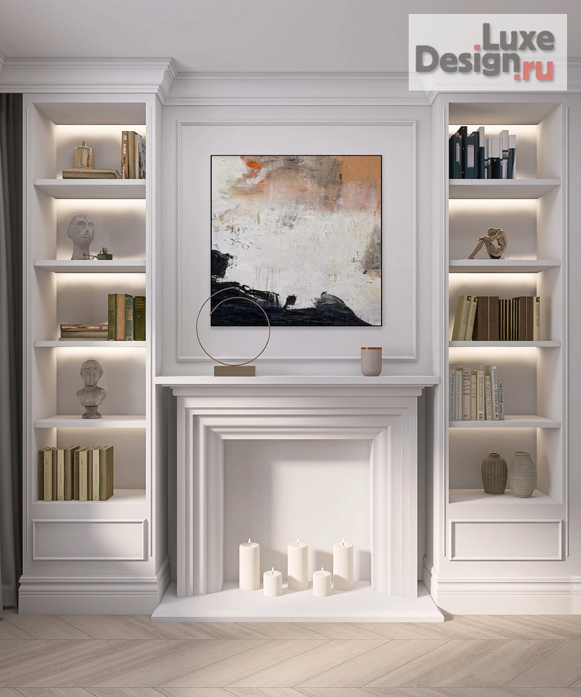 Дизайн интерьера трехкомнатной квартиры "Неоклассика" (фото 4)