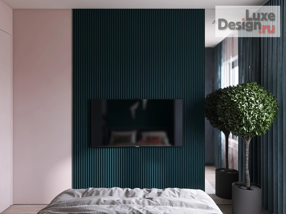 Дизайн интерьера двухкомнатной квартиры ""Хвойная симфония"" (фото 4) от дизайнера Арбузова Эльмира Иршатовна Дизайн интерьера двухкомнатной квартиры ""Хвойная симфония"" (фото 4)