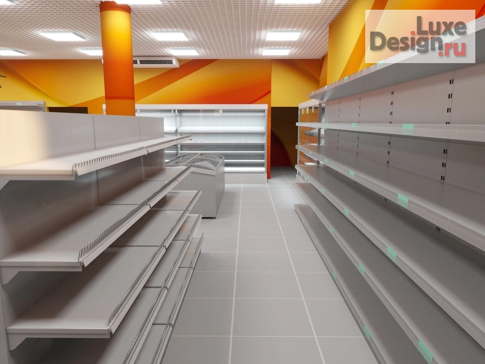 Дизайн интерьера супермаркета "Дизайн проект магазина №1" (фото 3)