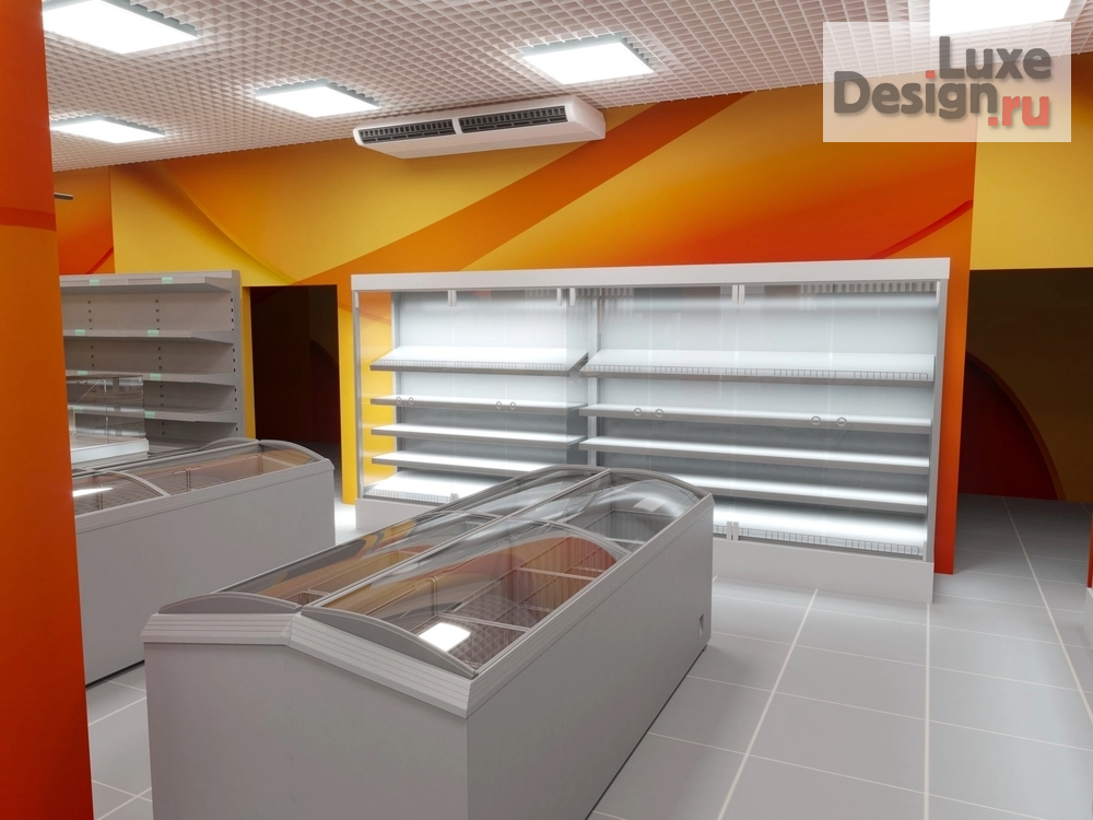 Дизайн интерьера супермаркета "Дизайн проект магазина №1" (фото 4)