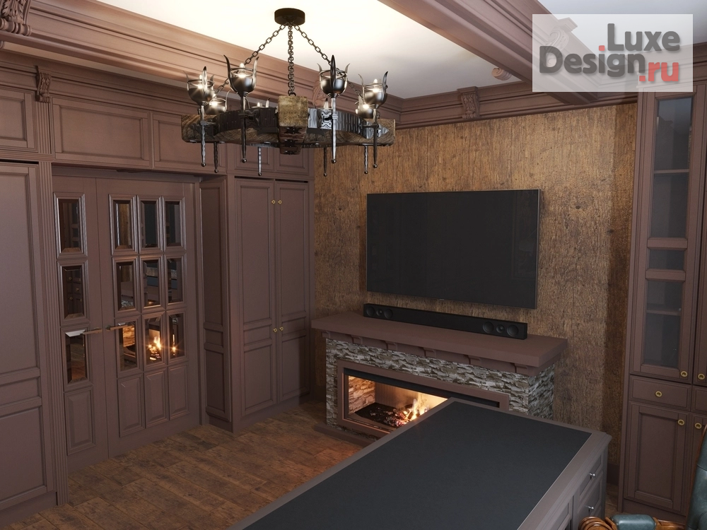 Дизайн интерьера кабинета "Дизайн проект кабинета" (фото 3)