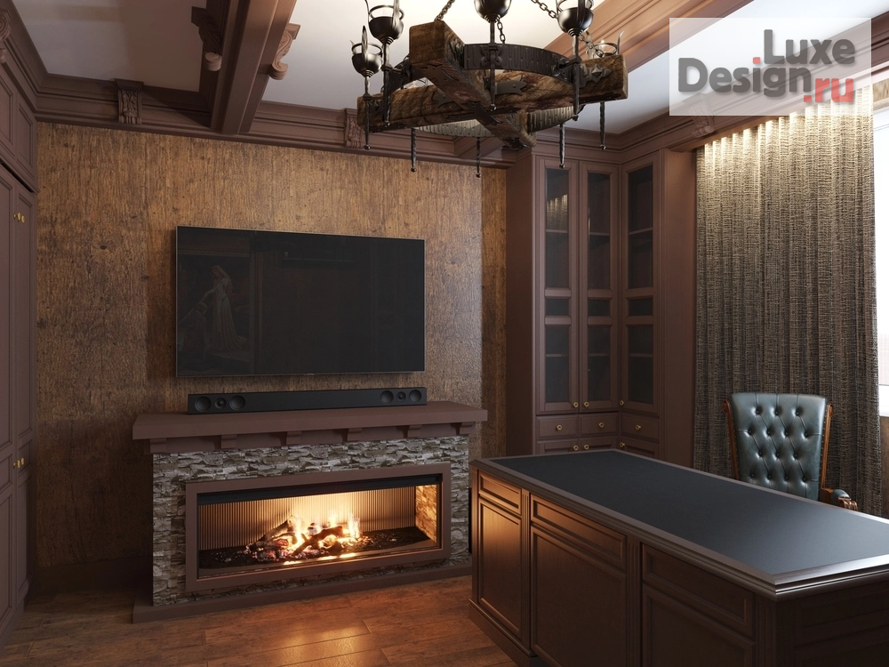 Дизайн интерьера кабинета "Дизайн проект кабинета" (фото 4)