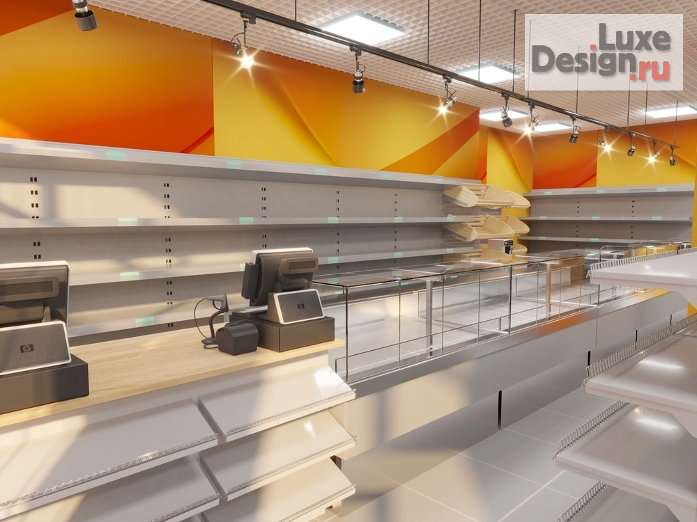 Дизайн интерьера супермаркета "Дизайн проект магазина №1" (фото 8)