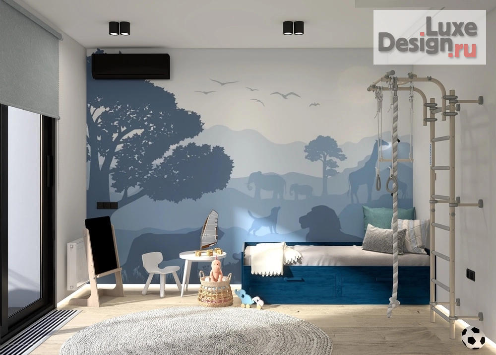 Дизайн интерьера трехкомнатной квартиры "Трехкомнатная квартира, г. Санкт Петербург" (фото 3)