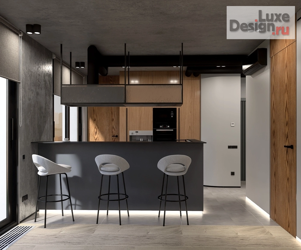 Дизайн интерьера трехкомнатной квартиры "Трехкомнатная квартира, г. Санкт Петербург" (фото 1)