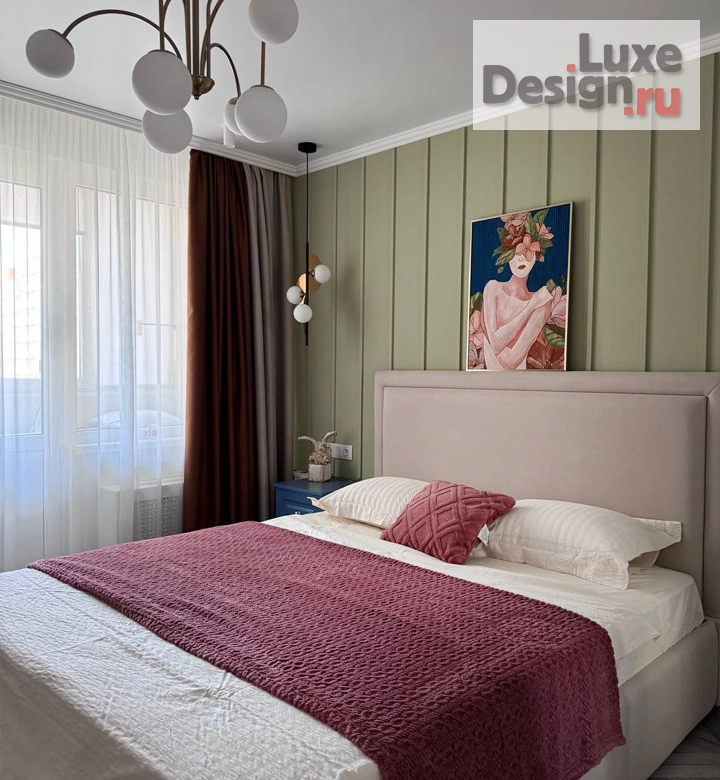 Дизайн интерьера двухкомнатной квартиры "Южная резиденция " (фото 5)