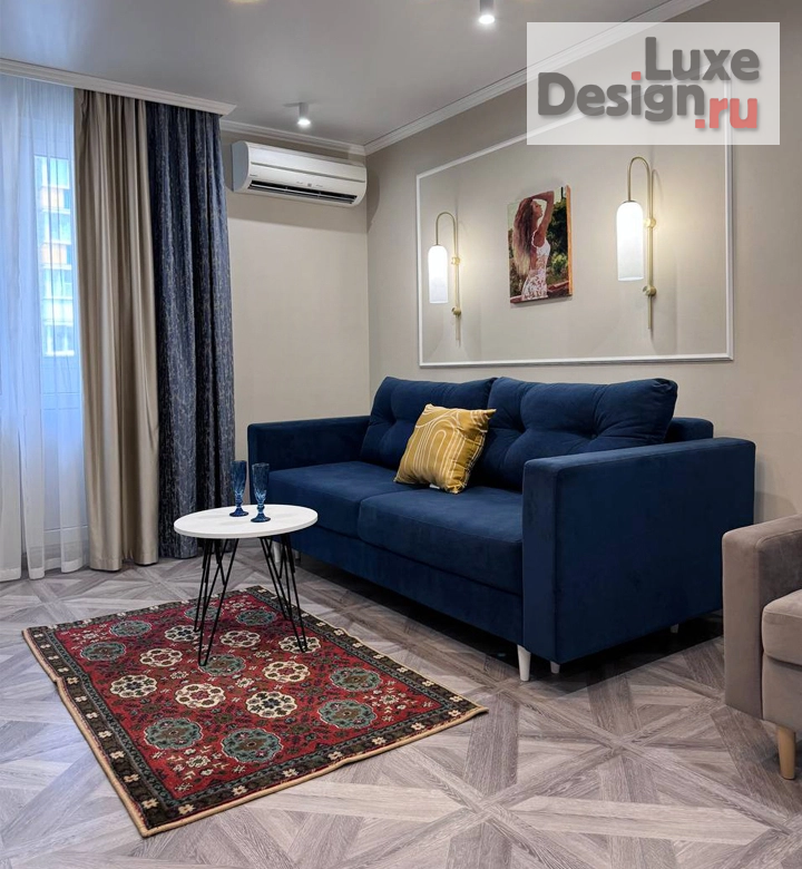 Дизайн интерьера двухкомнатной квартиры "Южная резиденция " (фото 6)