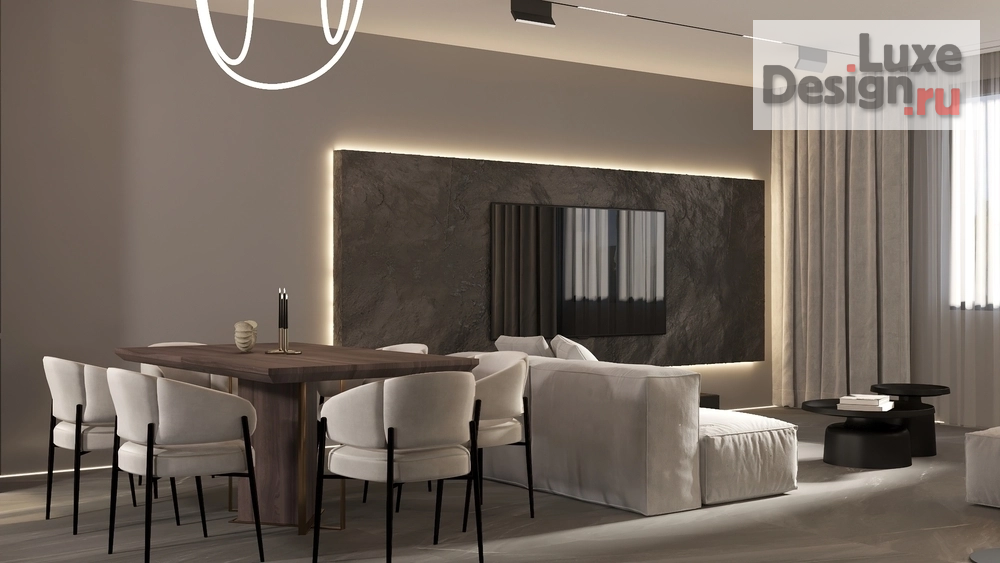 Дизайн интерьера коттеджа "Коттедж 100 квадратных метров г. Симферополь" (фото 2)