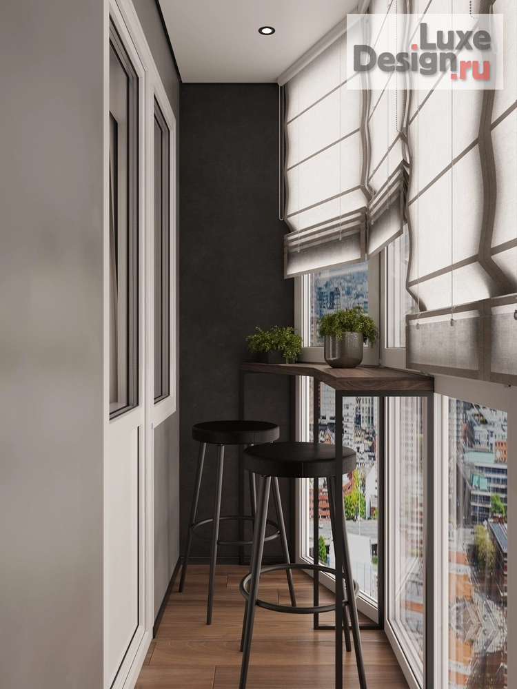 Дизайн интерьера двухкомнатной квартиры "dark minimalism" (фото 25)