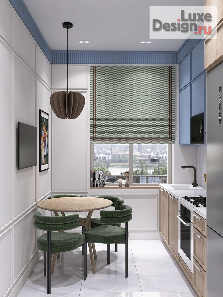 Дизайн интерьера трехкомнатной квартиры "3к комнатная квартира для семьи с детьми" (фото 3)