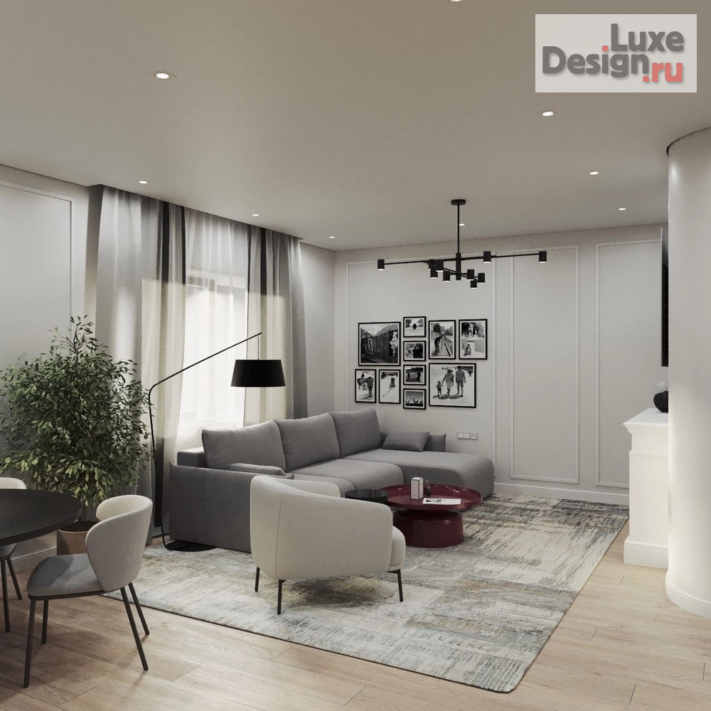 Дизайн интерьера таунхауса "Дизайн-проект дома на Пономаренко" (фото 2)