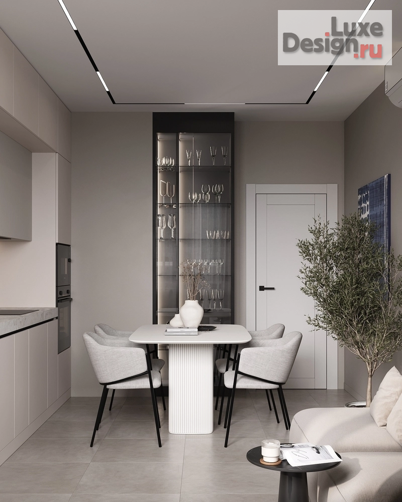 Дизайн интерьера двухкомнатной квартиры "ЖК Стахановская" (фото 9)