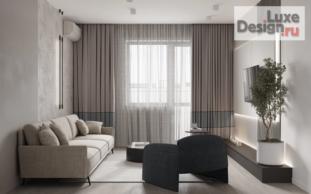 Дизайн интерьера двухкомнатной квартиры "ЖК Стахановская" (фото 11)