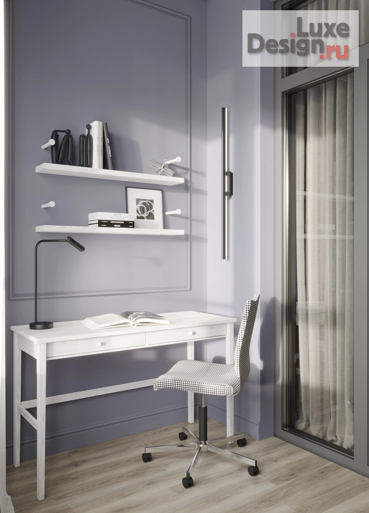 Дизайн интерьера однокомнатной квартиры "ЖК СИМВОЛ ЛАЗУРНЫЙ" (фото 14)