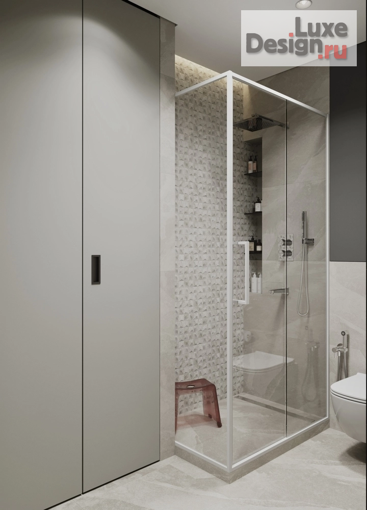 Дизайн интерьера однокомнатной квартиры "ЖК СИМВОЛ ЛАЗУРНЫЙ" (фото 15)