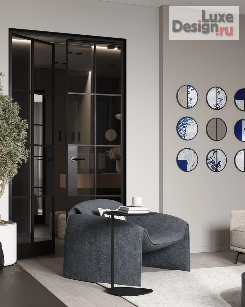 Дизайн интерьера двухкомнатной квартиры "ЖК Стахановская" (фото 1)