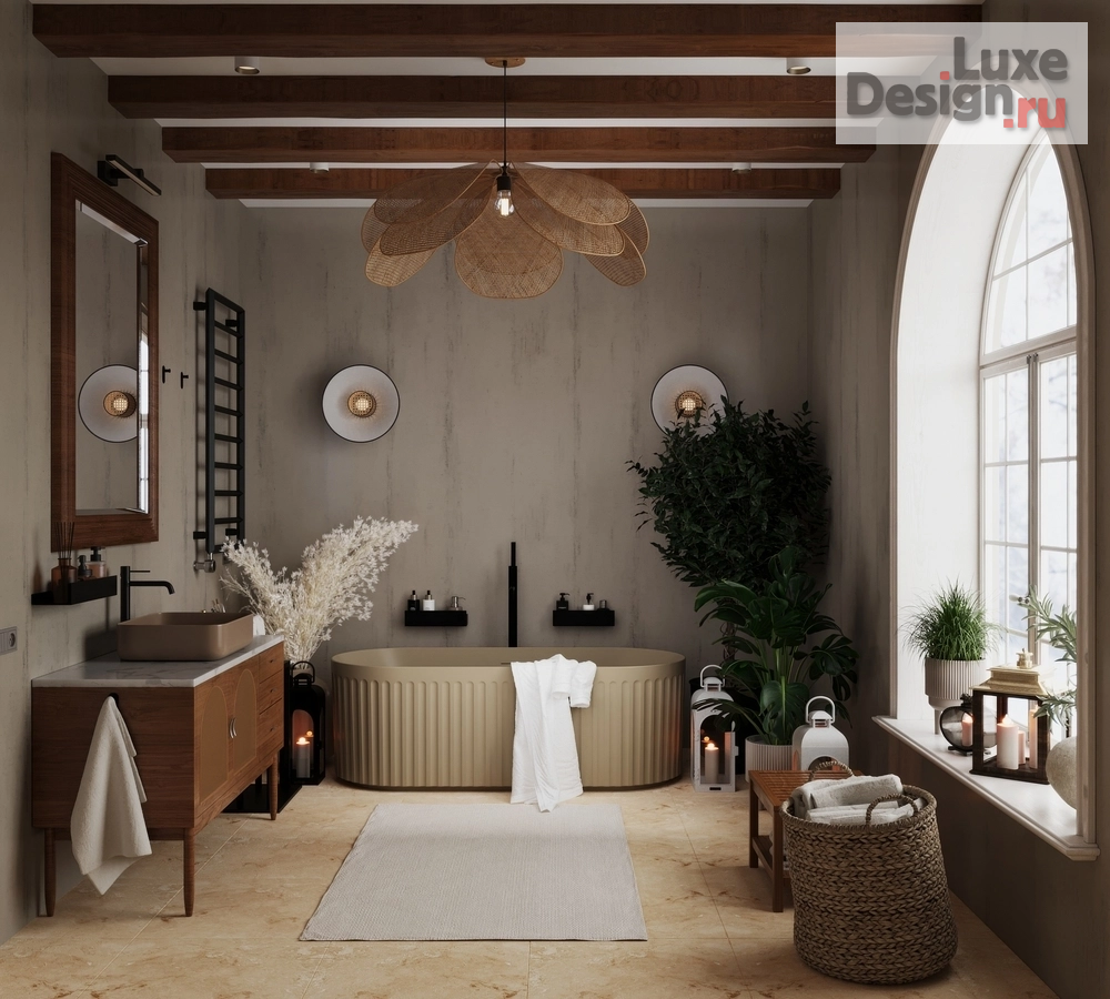 Дизайн интерьера загородного дома "Сон как на облаке" (фото 9)