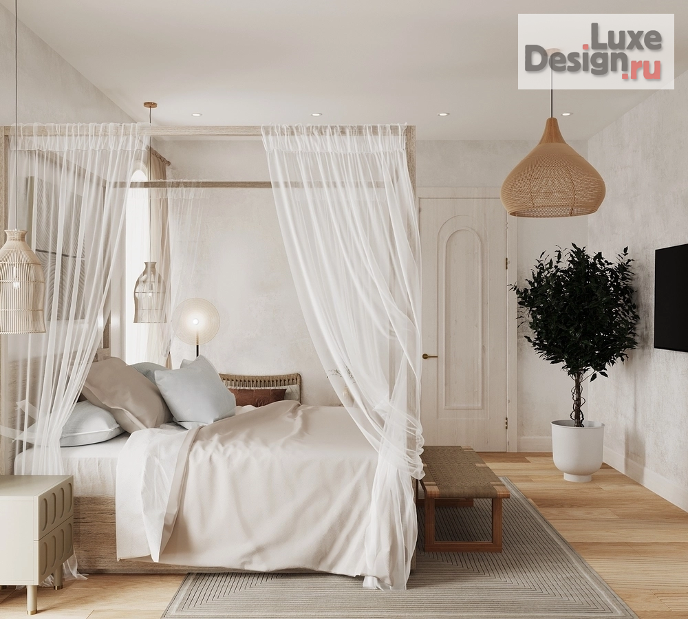 Дизайн интерьера загородного дома "Сон как на облаке" (фото 3)