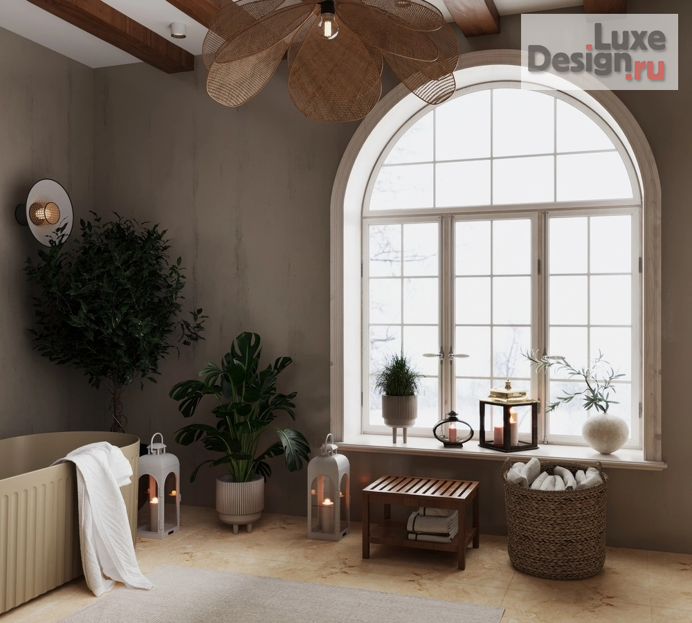 Дизайн интерьера загородного дома "Сон как на облаке" (фото 10)