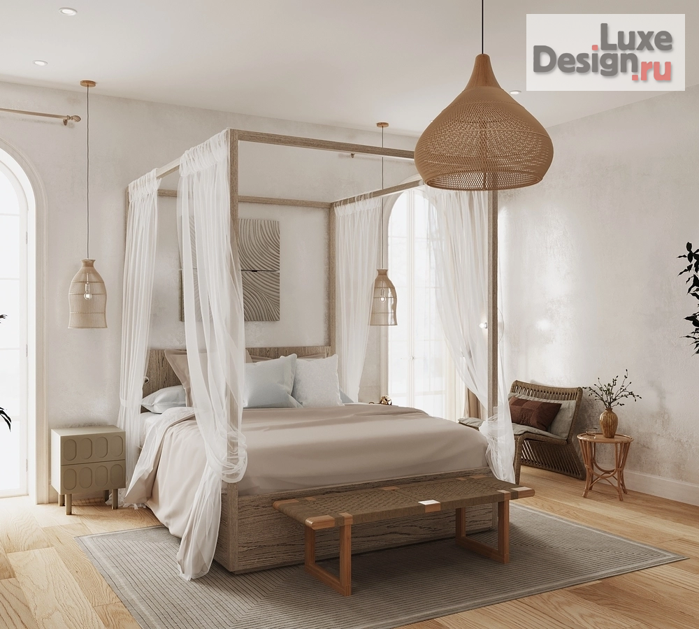 Дизайн интерьера загородного дома "Сон как на облаке" (фото 2)