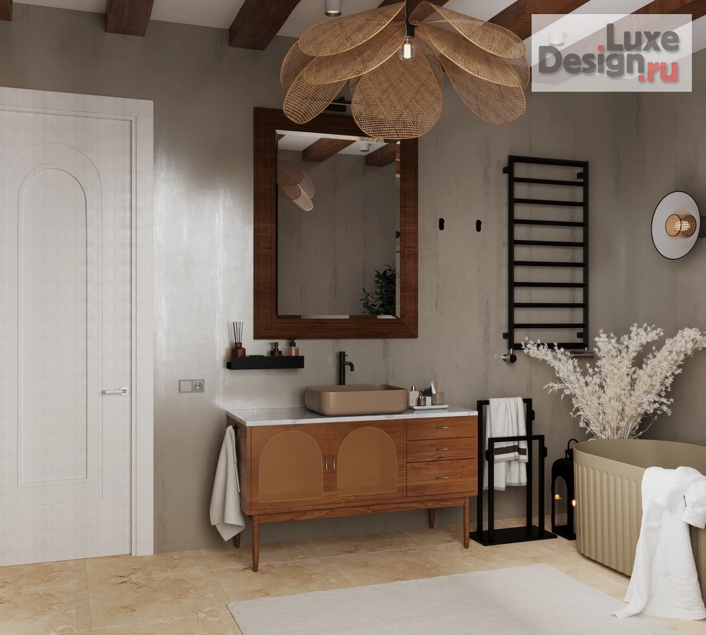 Дизайн интерьера загородного дома "Сон как на облаке" (фото 11)