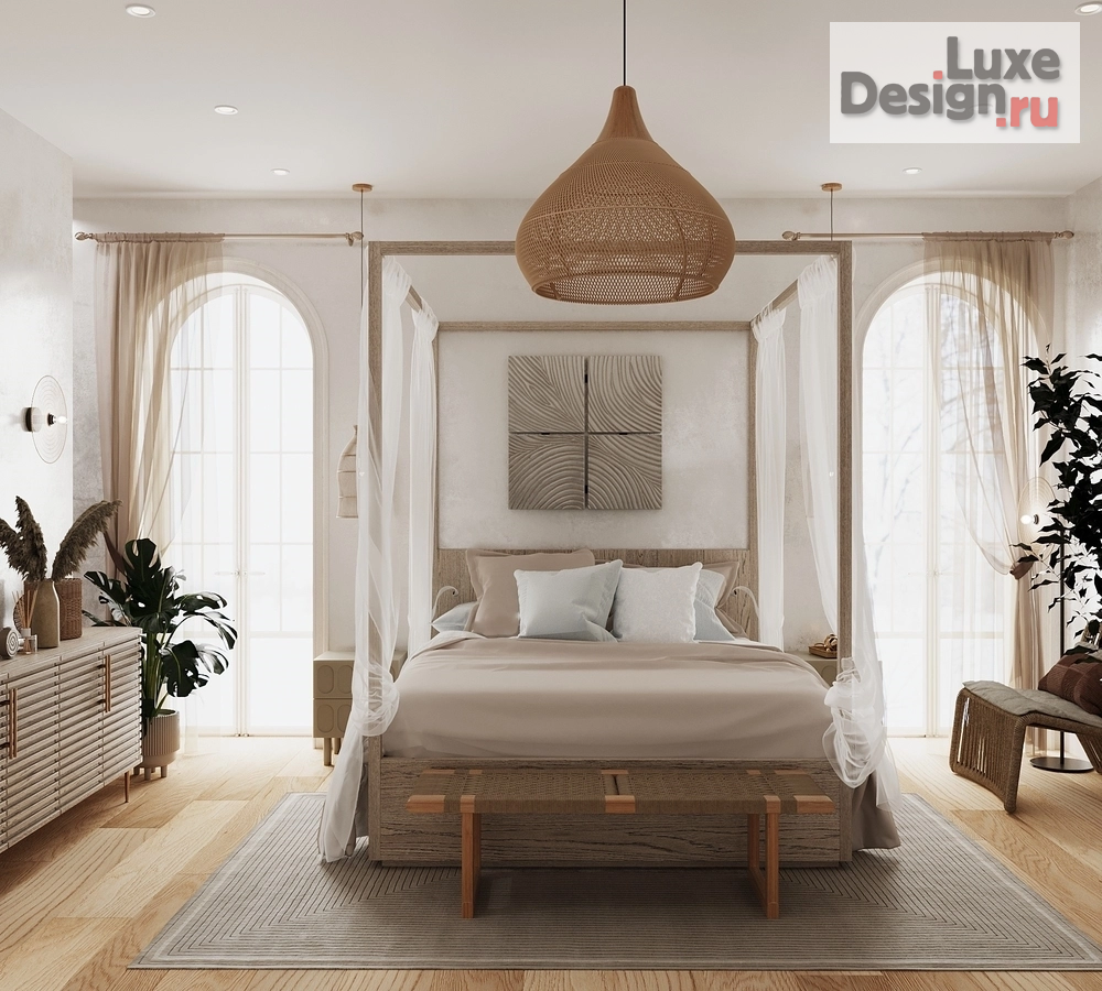 Дизайн интерьера загородного дома "Сон как на облаке" (фото 1)