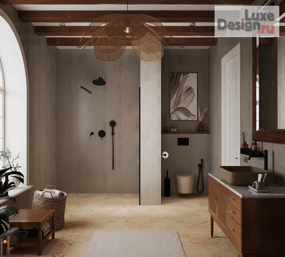 Дизайн интерьера загородного дома "Сон как на облаке" (фото 12)