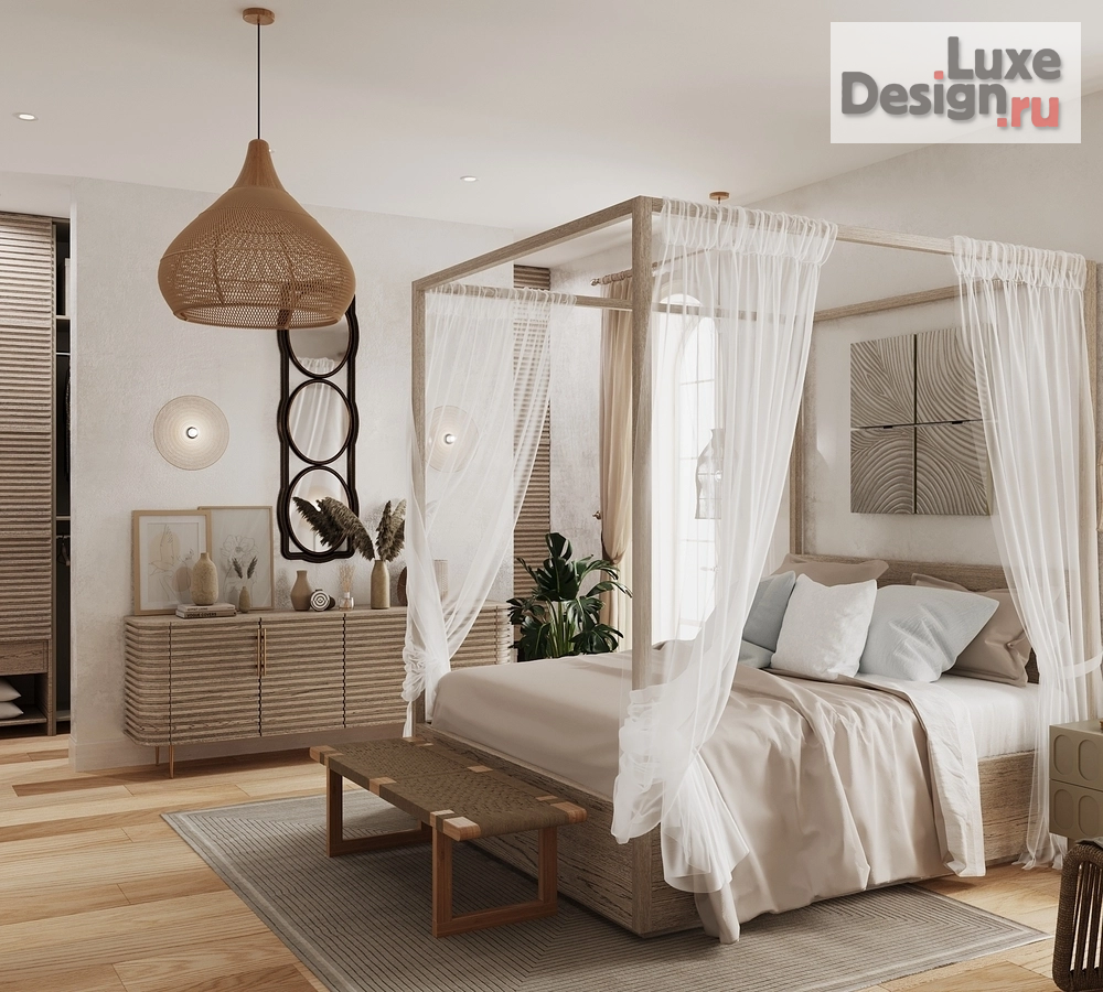 Дизайн интерьера загородного дома "Сон как на облаке" (фото 4)