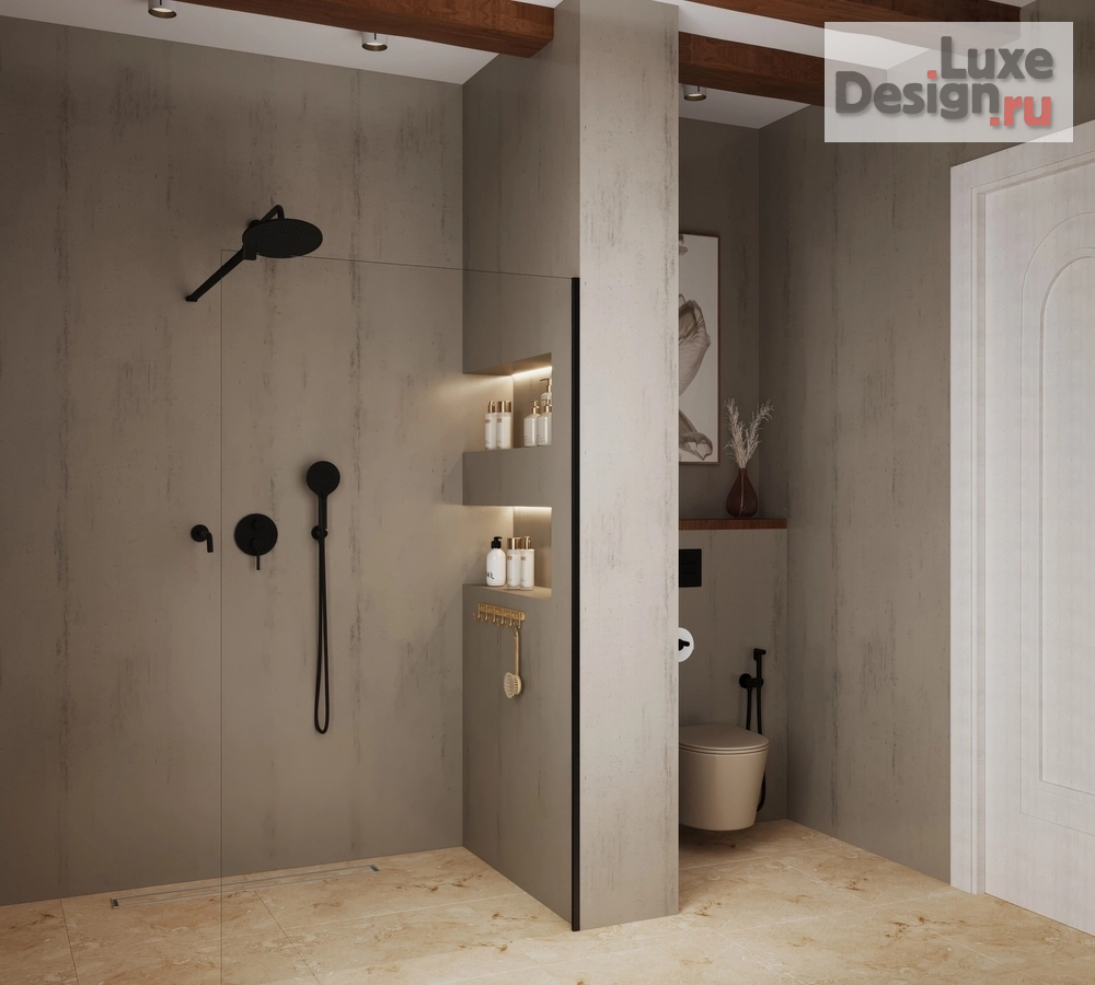 Дизайн интерьера загородного дома "Сон как на облаке" (фото 13)