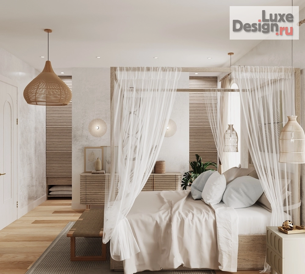 Дизайн интерьера загородного дома "Сон как на облаке" (фото 5)