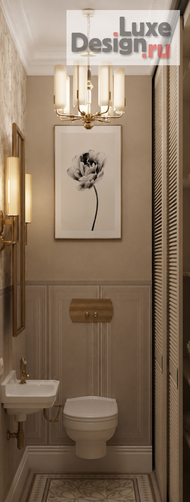 Дизайн интерьера двухкомнатной квартиры "Moscow Stalinist Apartment | Modern French Classic Interior" (фото 25) от дизайнера Студия дизайна Светланы Старыгиной Дизайн интерьера двухкомнатной квартиры "Moscow Stalinist Apartment | Modern French Classic Interior" (фото 25)
