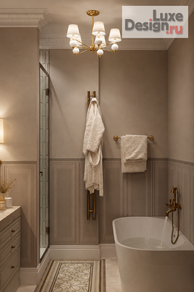 Дизайн интерьера двухкомнатной квартиры "Moscow Stalinist Apartment | Modern French Classic Interior" (фото 24) от дизайнера Студия дизайна Светланы Старыгиной Дизайн интерьера двухкомнатной квартиры "Moscow Stalinist Apartment | Modern French Classic Interior" (фото 24)