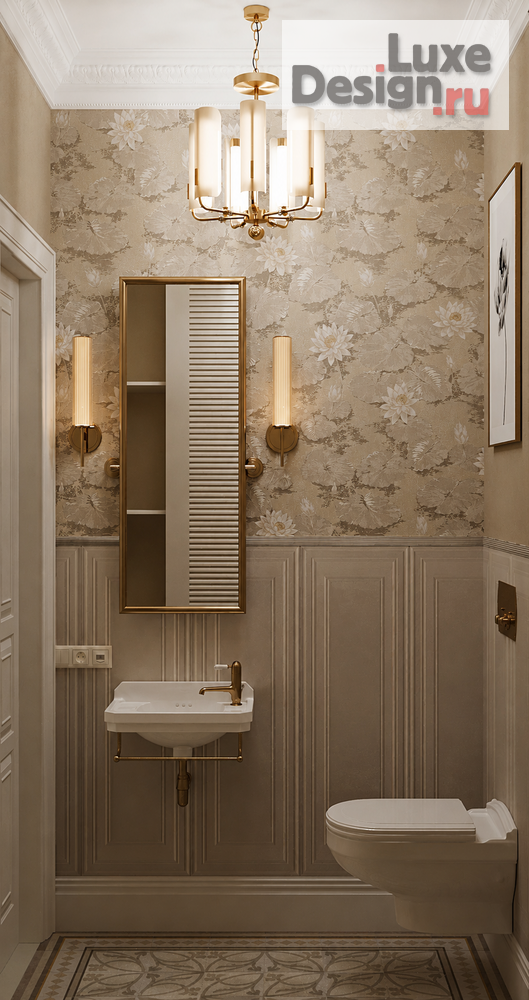 Дизайн интерьера двухкомнатной квартиры "Moscow Stalinist Apartment | Modern French Classic Interior" (фото 26) от дизайнера Студия дизайна Светланы Старыгиной Дизайн интерьера двухкомнатной квартиры "Moscow Stalinist Apartment | Modern French Classic Interior" (фото 26)