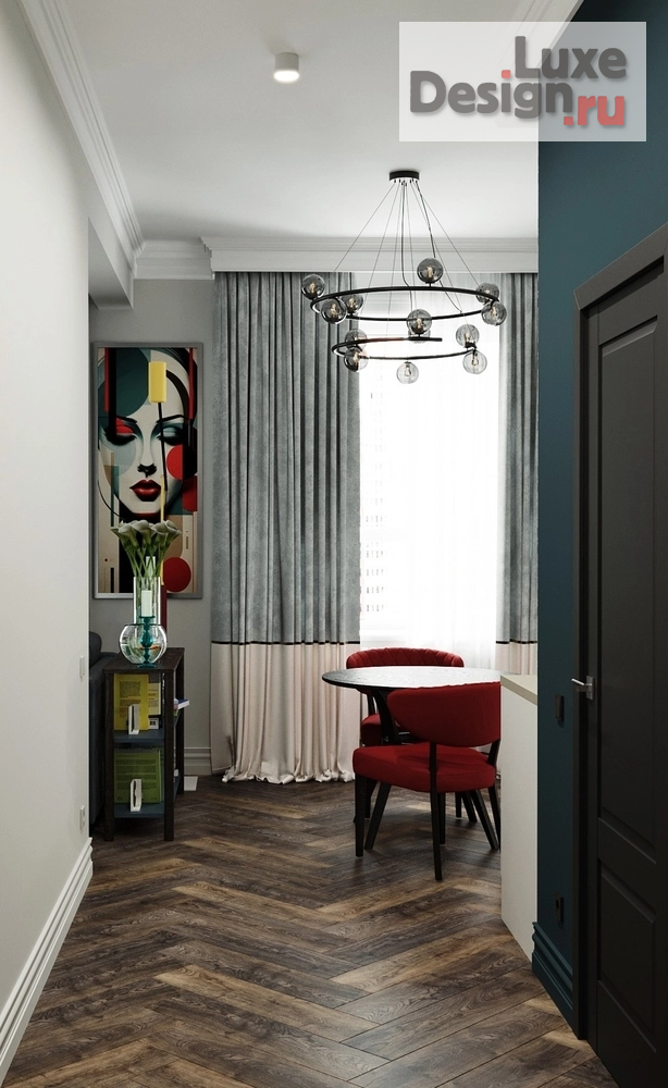 Дизайн интерьера квартиры студии "Студия Design Home S" (фото 4)