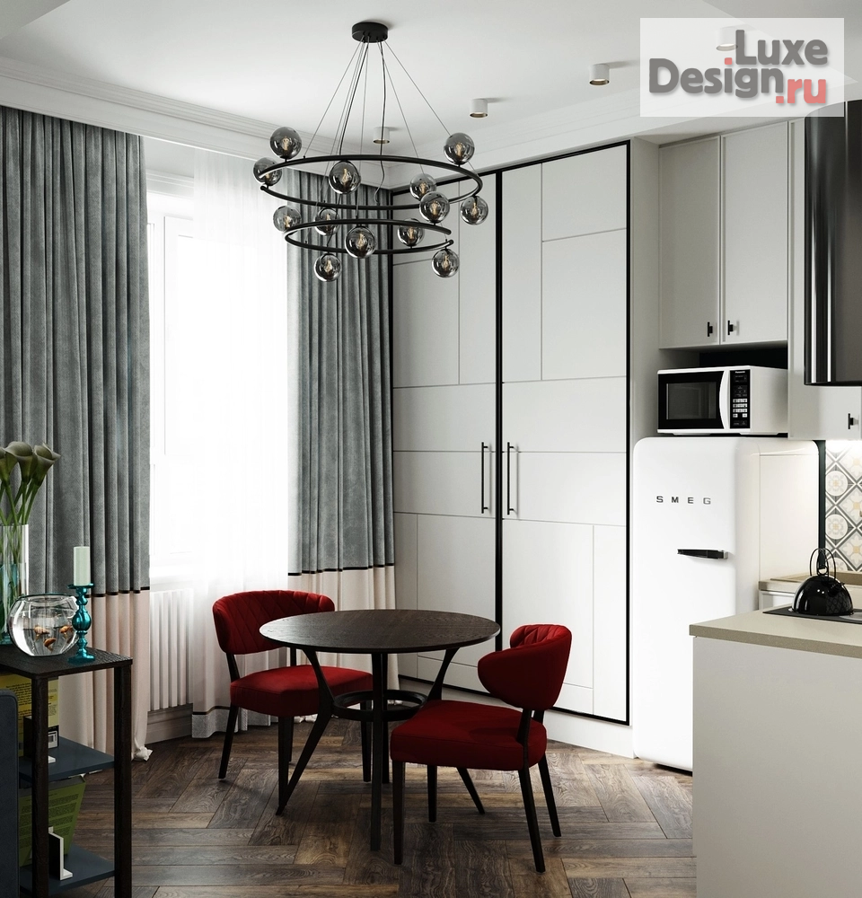 Дизайн интерьера квартиры студии "Студия Design Home S" (фото 5)