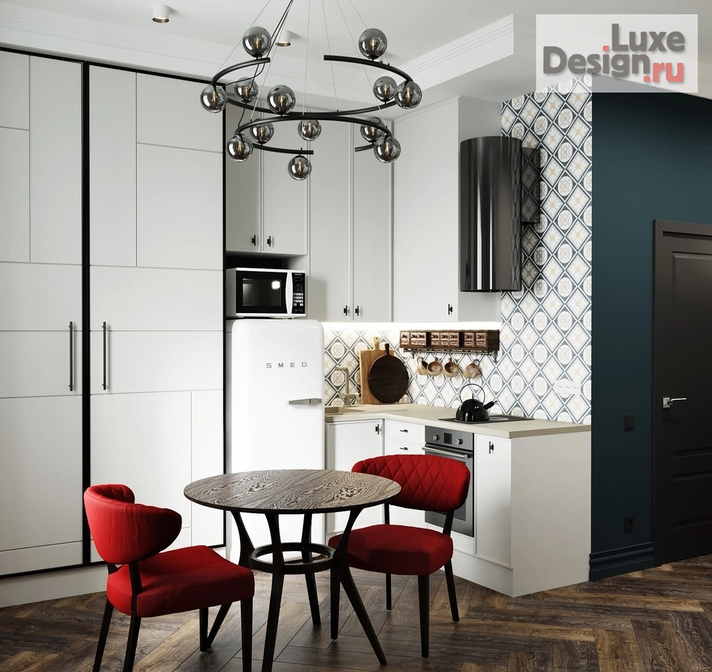 Дизайн интерьера квартиры студии "Студия Design Home S" (фото 6)