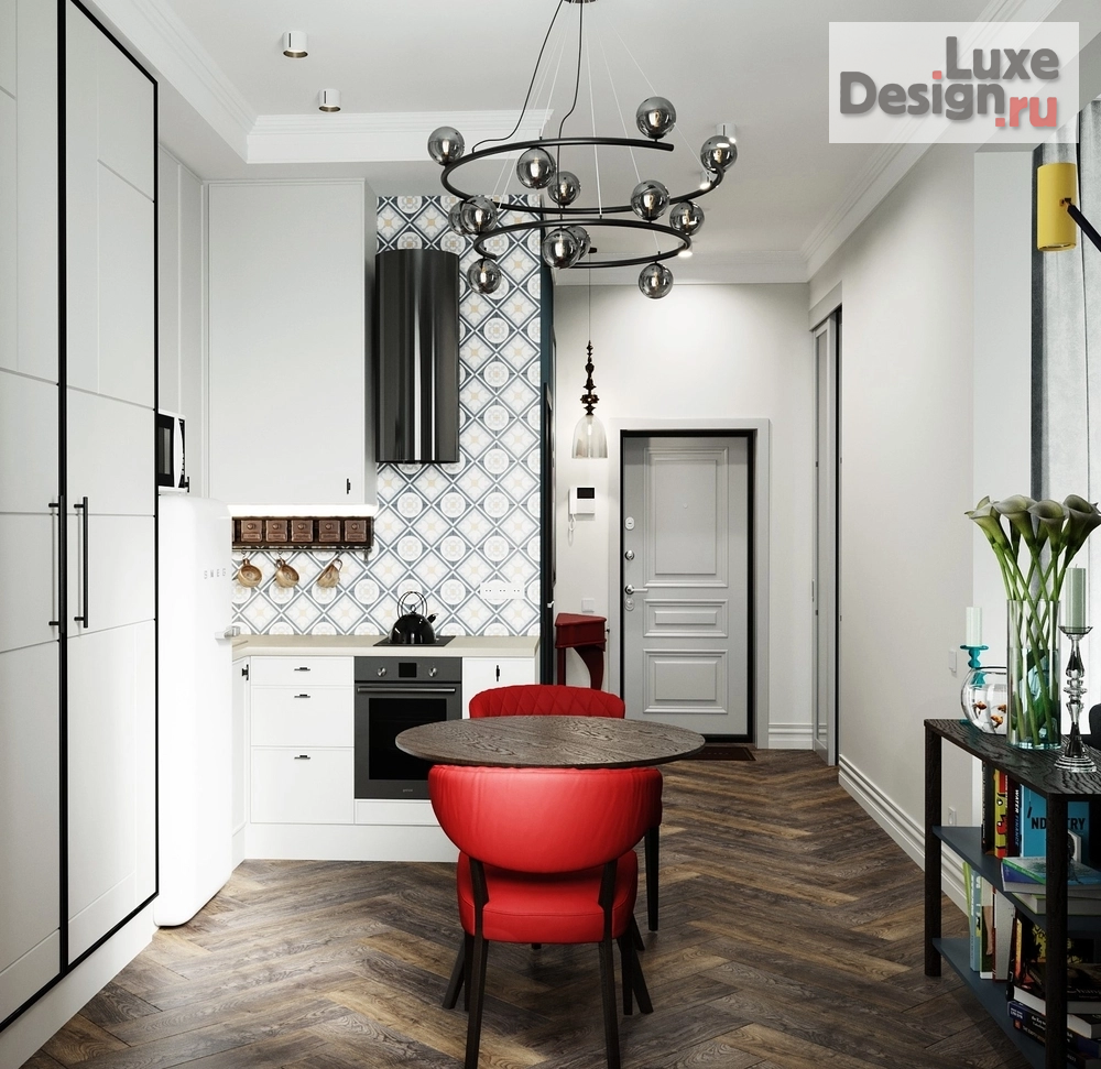 Дизайн интерьера квартиры студии "Студия Design Home S" (фото 7)