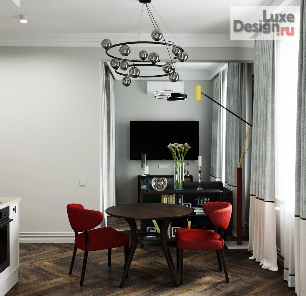 Дизайн интерьера квартиры студии "Студия Design Home S" (фото 9)