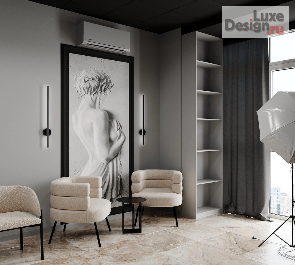 Дизайн интерьера офиса "Кабинет пластического хирурга" (фото 4)