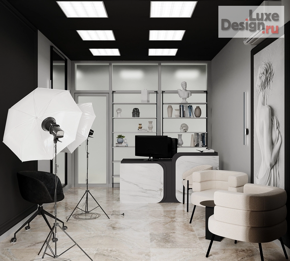 Дизайн интерьера офиса "Кабинет пластического хирурга" (фото 5)