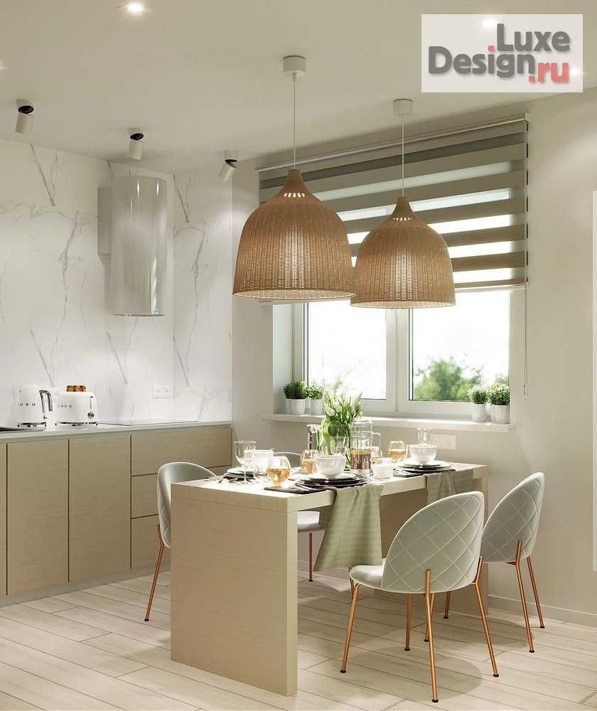 Дизайн интерьера двухкомнатной квартиры "Светлый сон" (фото 10)