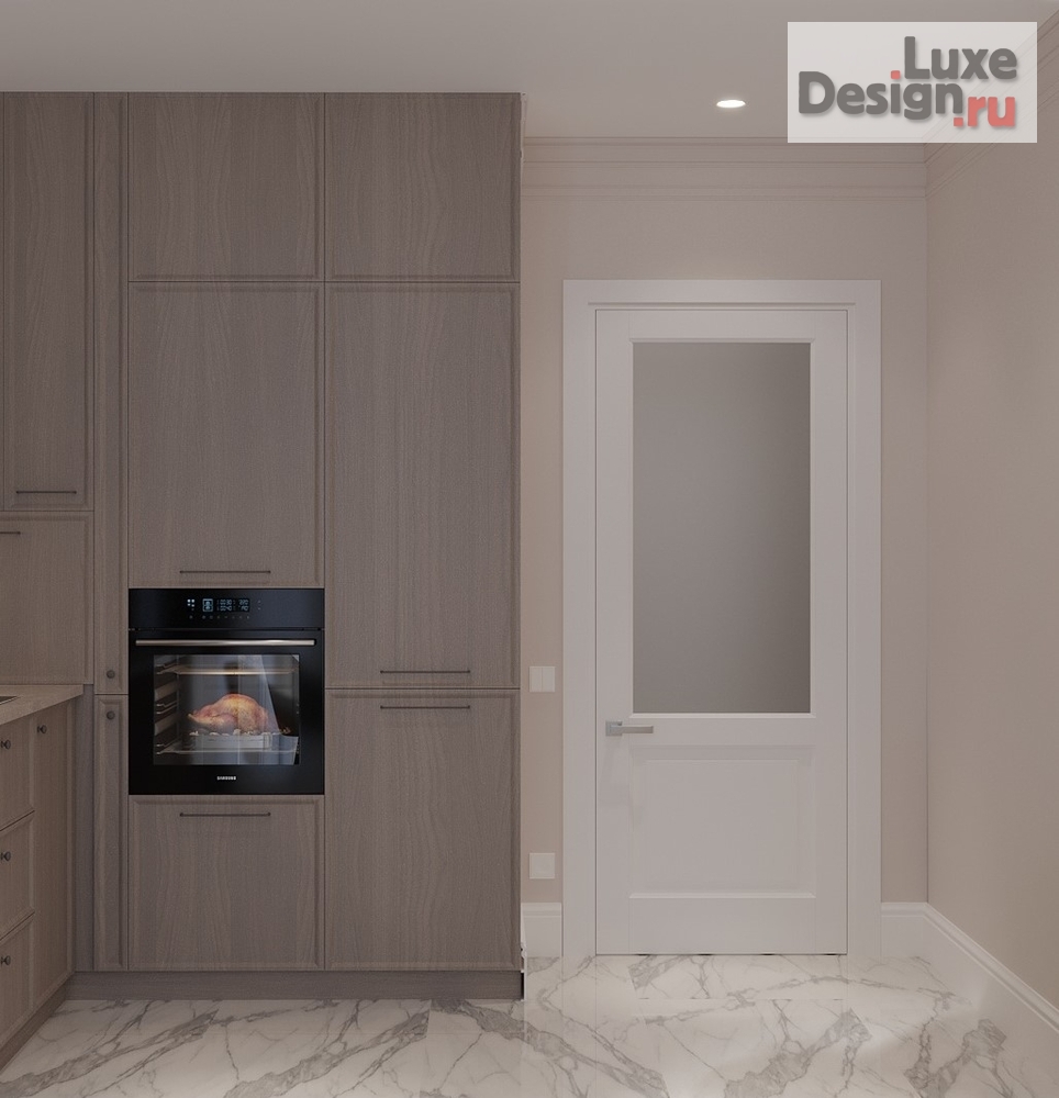 Дизайн интерьера кухни "Quiet Luxury Residence/Резиденция тихой роскоши" (фото 6)