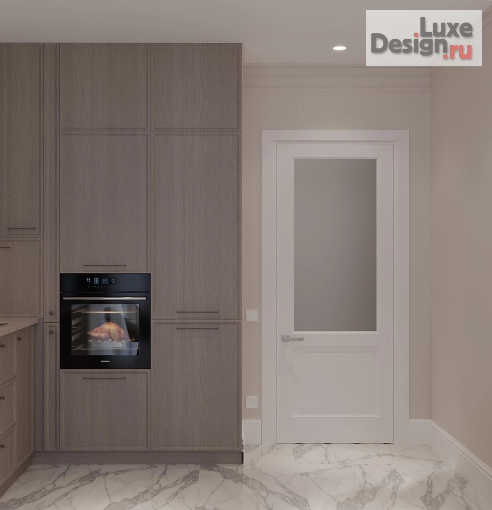 Дизайн интерьера кухни "Quiet Luxury Residence/Резиденция тихой роскоши" (фото 6)