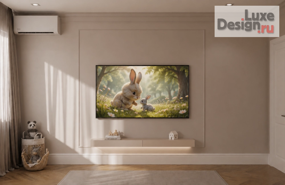 Дизайн интерьера детской "Soft Serenity | Contemporary Kids Bedroom Design" (фото 7)